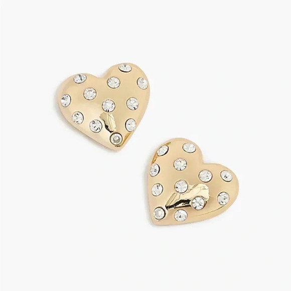 🆕J. Crew  Heart Earrings - Picture 2 of 12